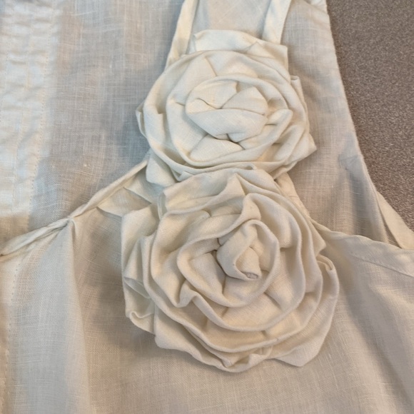 GRACE ELEMENTS - 100% Linen sleeveless top. Size 8 - Picture 5 of 9